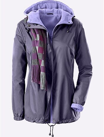 Veste coupe-vent et imperméable avec capuche et poches pratiques - Taille courte - Witt