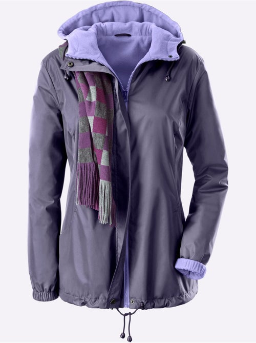 Veste coupe-vent imperméable avec capuche et poches pratiques - Taille standard - Witt - Kiabi Veste coupe-vent imperméable avec capuche et poches pratiques - Taille standard - Witt - Kiabi