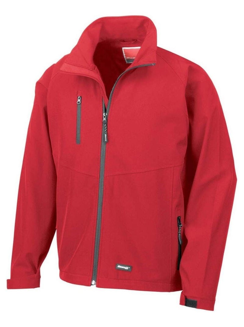 Veste coupe-vent respirante Result pour homme Rouge - Kiabi