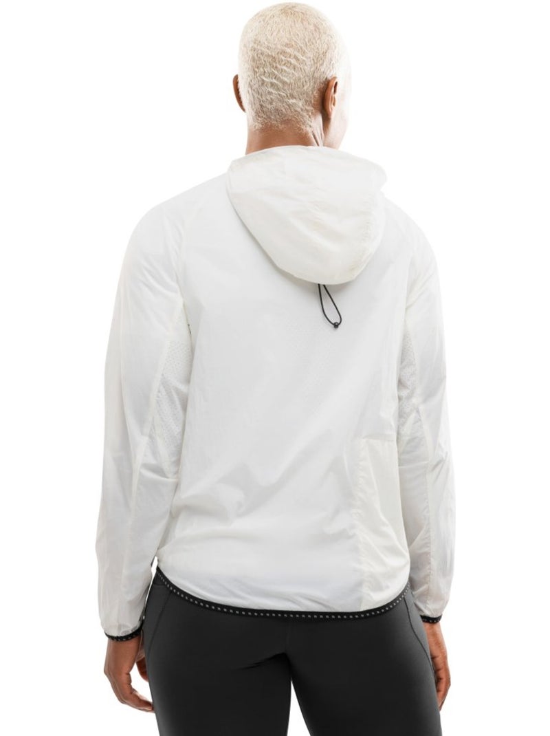 Veste coupe-vent running femme fitness femme alia Blanc - Kiabi