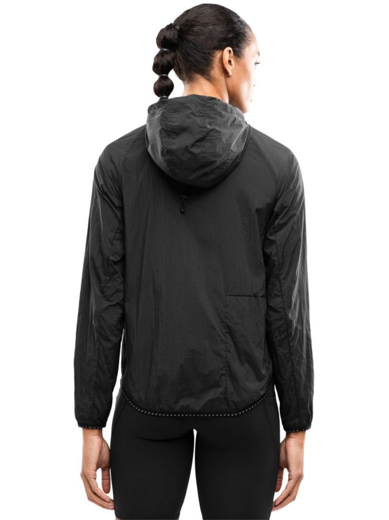 Veste coupe-vent running femme fitness femme alia Noir - Kiabi