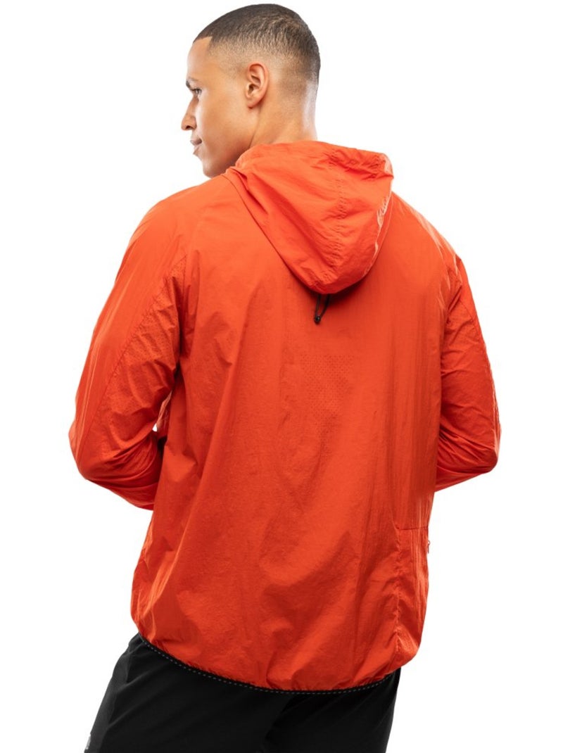 Veste coupe-vent running homme fitness homme bund brick Rouge - Kiabi