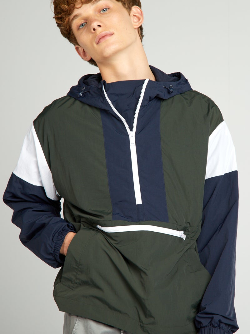 Veste coupe-vent Vert - Kiabi