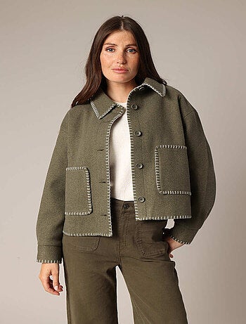 Veste courte au style bohème 'Deeluxe'