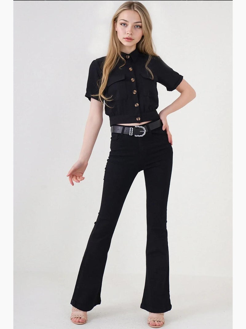 Veste courte bdart Noir - Kiabi