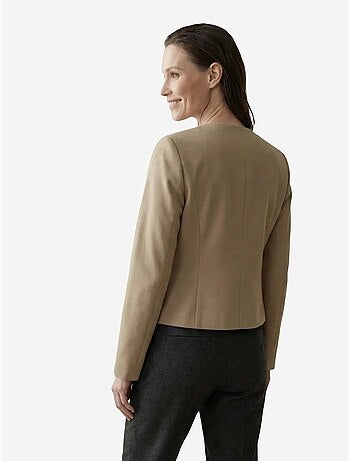 Veste courte boutonnée en tweed my fashion