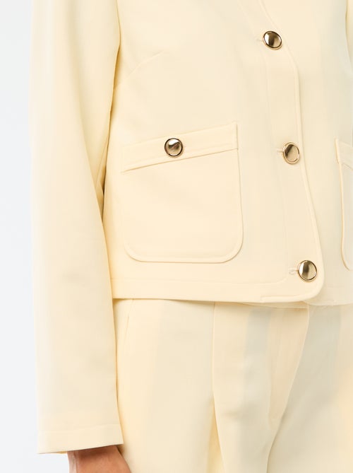 Veste courte de cérémonie unie - Kiabi