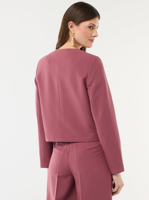 Veste courte de cérémonie unie - Kiabi