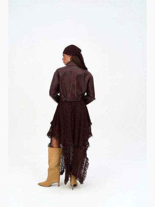 Veste courte décontractée en similicuir mai destroyed mai studios - Kiabi Veste courte décontractée en similicuir mai destroyed mai studios - Kiabi