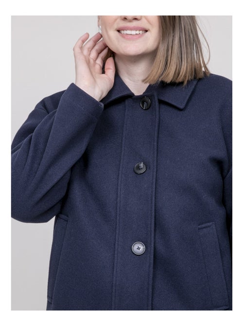 Veste courte effet laine UPARLIE - Kiabi