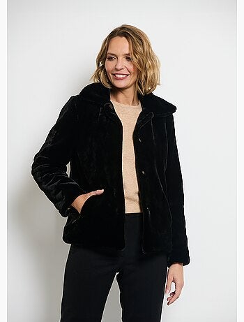Veste courte en fausse fourrure - AFIBEL