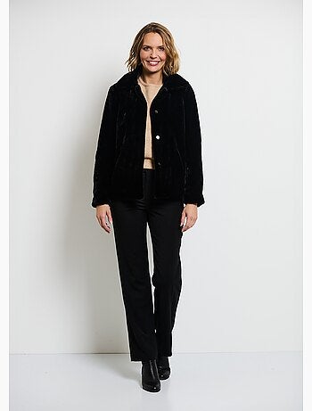 Veste courte en fausse fourrure - AFIBEL
