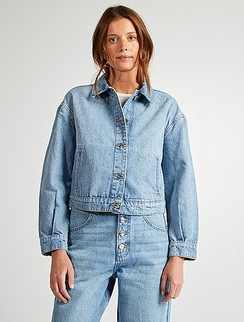 Veste courte en jean