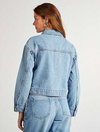 Veste courte en jean