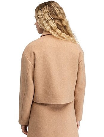 Veste courte en laine femme femme strodet-w sand
