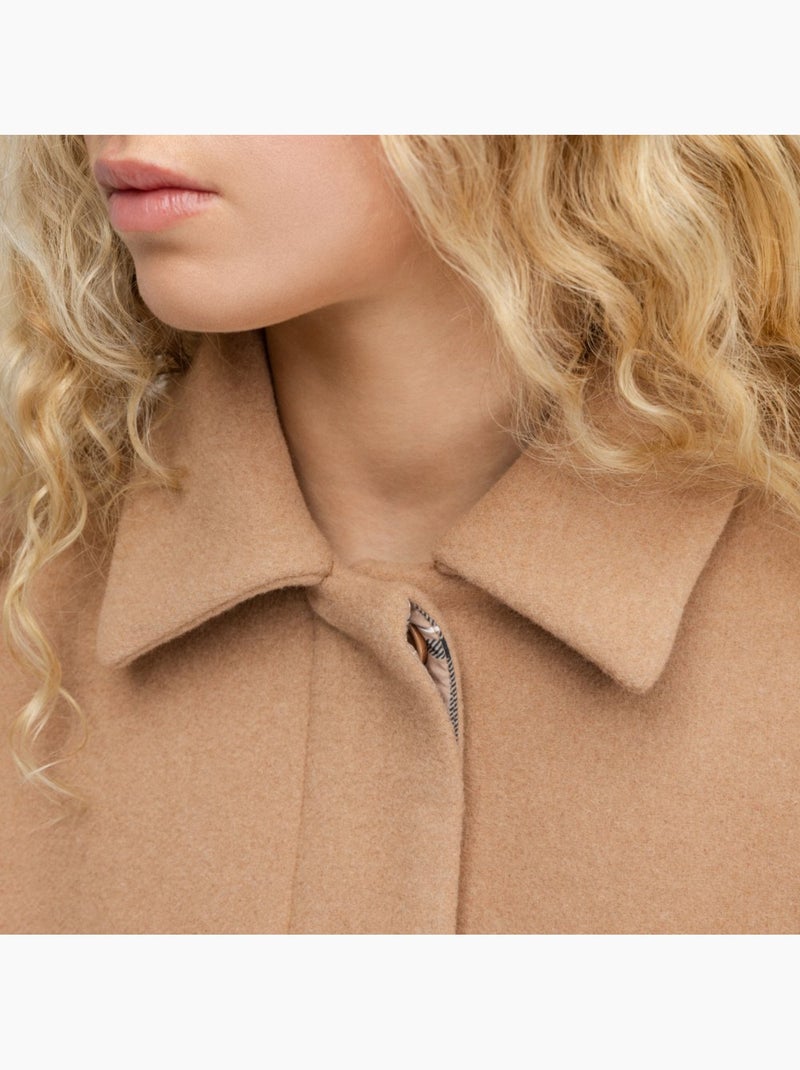 Veste courte en laine femme femme strodet-w sand Beige - Kiabi