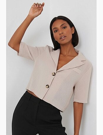 Veste courte en lin bdart