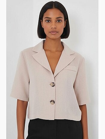 Veste courte en lin bdart