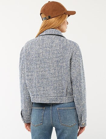 Veste courte en tweed