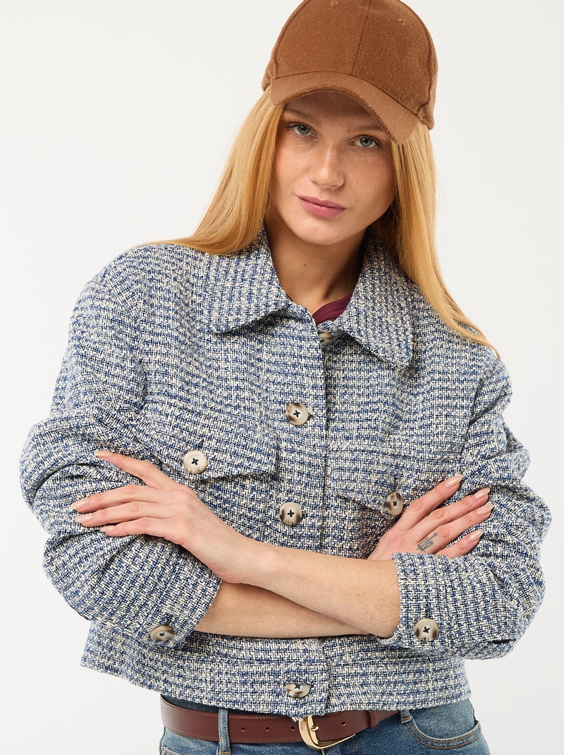 C&A Veste Enfants filles bleu foncé 6A