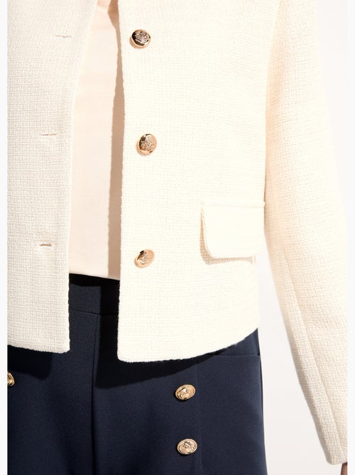 Veste courte esprit couture - afibel - Kiabi Veste courte esprit couture - afibel - Kiabi