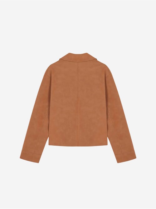 Veste courte femme en suédine dilvin - Kiabi