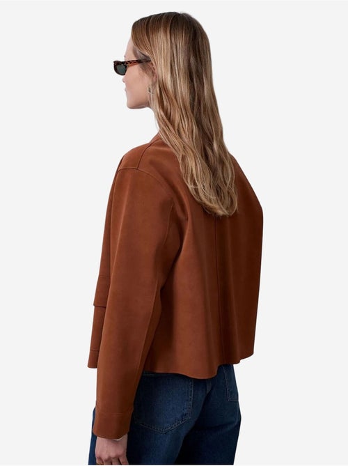 Veste courte femme en suédine dilvin - Kiabi