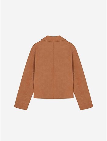 Veste Courte Femme En Suédine