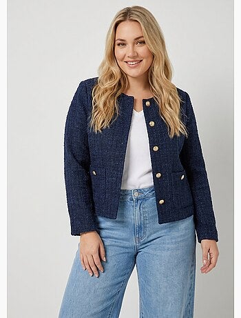 Veste courte femme esprit couture - afibel