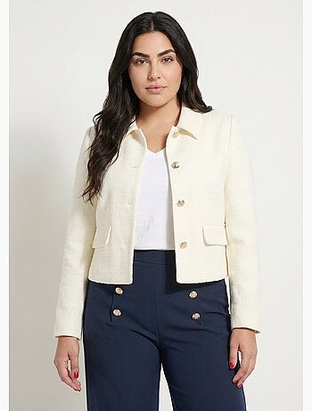 Veste courte femme esprit couture - afibel