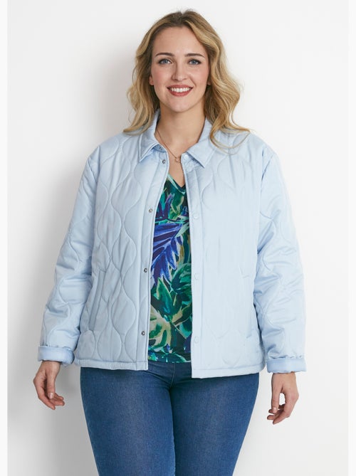 Veste courte matelassée pressionnée - AFIBEL - Kiabi