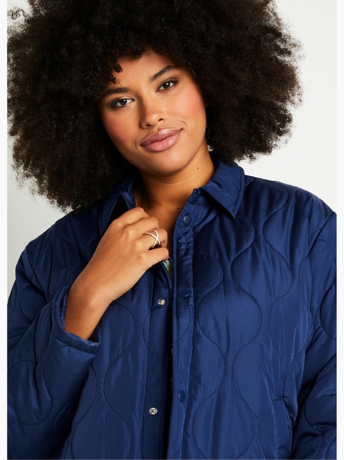 Veste courte matelassée pressionnée - AFIBEL - Kiabi