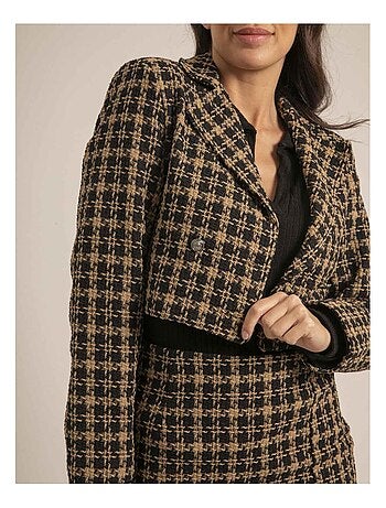 Veste courte motifs USMALIA