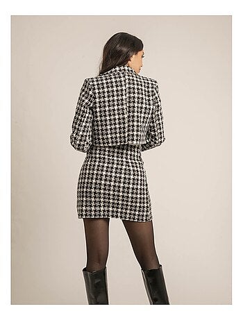Veste courte motifs USMALIA
