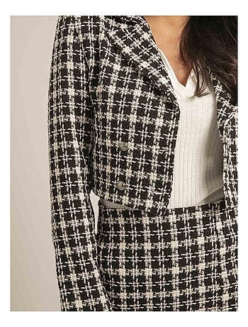 Veste courte motifs USMALIA