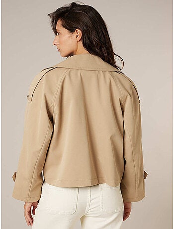 Veste courte pour femme esprit trench 'Deeluxe'