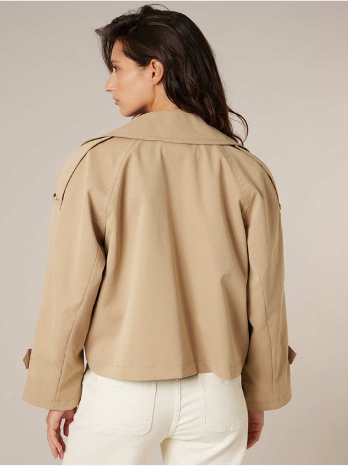 Veste courte pour femme esprit trench 'Deeluxe' - Kiabi