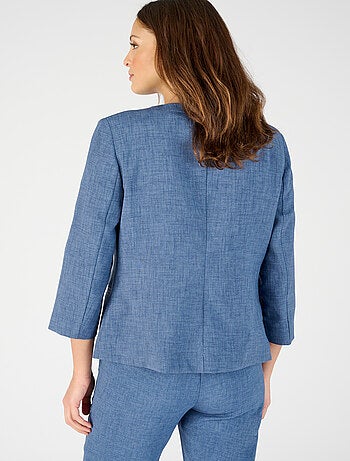 Veste courte tissu texturé - Damart