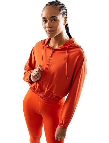 Veste courte ultralégère coupe-vent fitness femme fitness femme biscayne