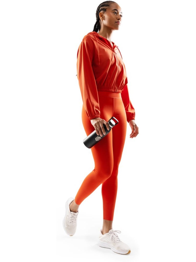 Veste courte ultralégère coupe-vent fitness femme fitness femme biscayne Rouge - Kiabi