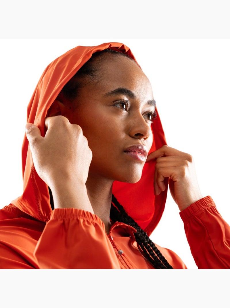 Veste courte ultralégère coupe-vent fitness femme fitness femme biscayne Rouge - Kiabi