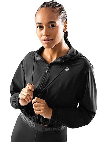 Veste courte ultralégère coupe-vent fitness femme fitness femme pando