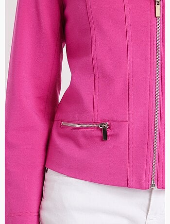 Veste courte zippée droite maille milano - AFIBEL