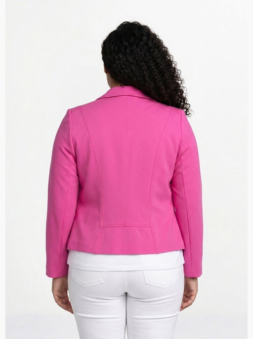 Veste courte zippée droite maille milano - AFIBEL - Kiabi