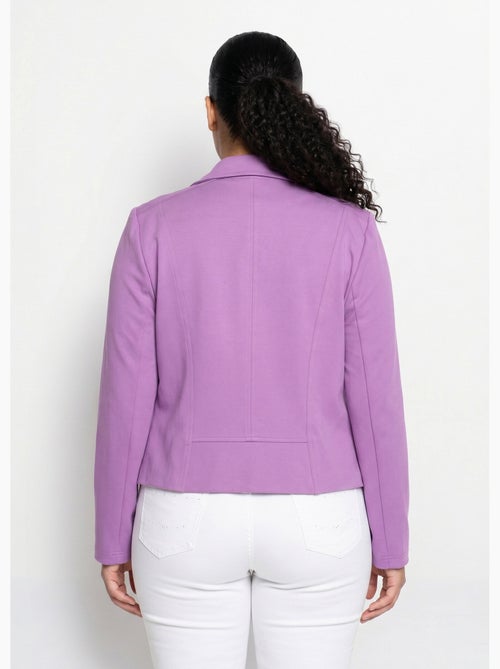 Veste courte zippée droite maille milano - AFIBEL - Kiabi