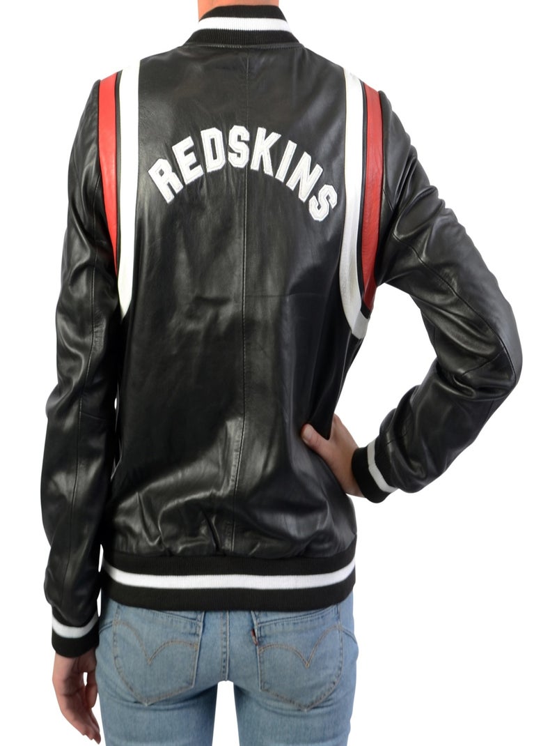 Veste Cuir Redskins Ambroise Sting Noir - Kiabi