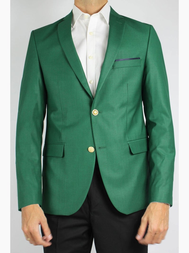 Veste de blazer 2 boutons Kebello Vert - Kiabi