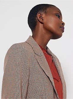 Veste de blazer pied de puce - Kiabi