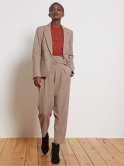 Veste de blazer pied de puce - Kiabi