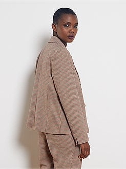 Veste de blazer pied de puce - Kiabi